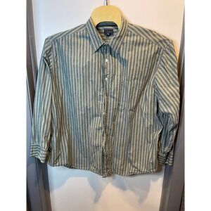 Arizona Mens Button Down‎ Shirt Size 3XL RN# 93677 Green
